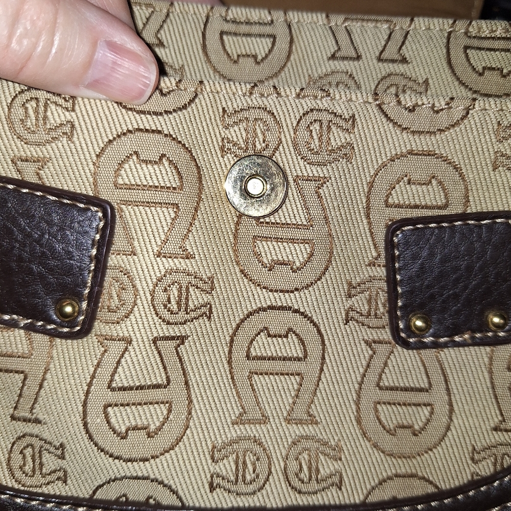 Aigner Brown Patterned Women's Bag - Picture 14 of 17